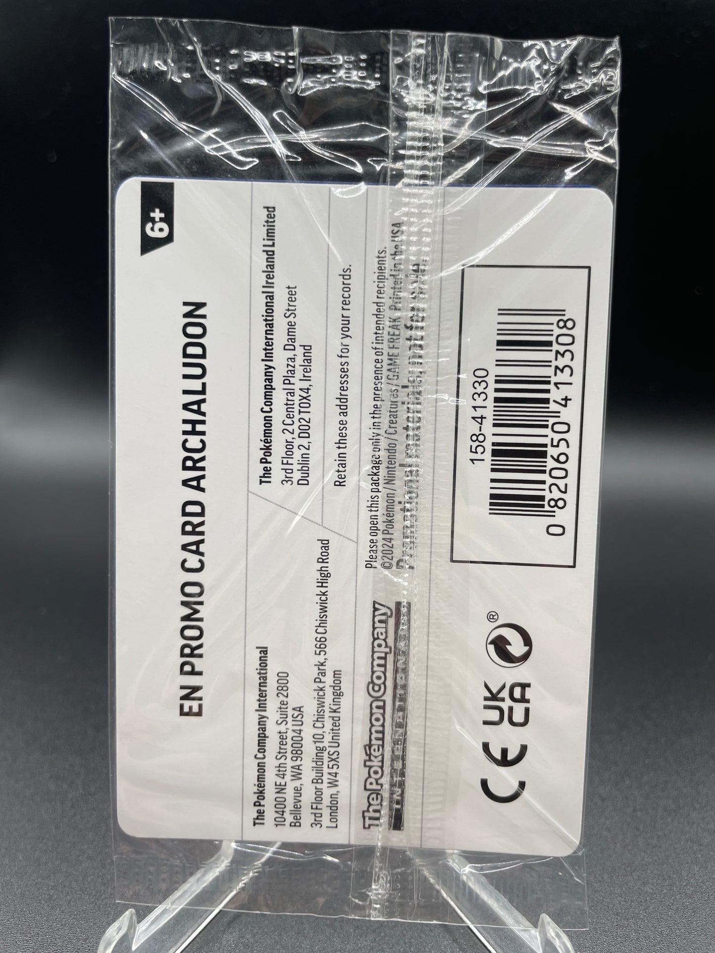 Pokémon TCG: 2024 Archaludon 107/142 S&V GameStop Promo Sealed