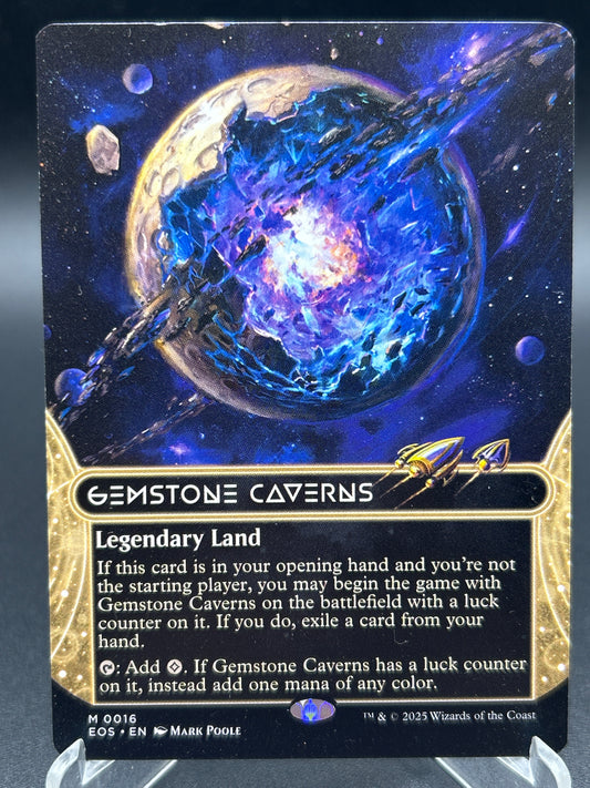 MTG TCG: Gemstone Caverns (Borderless) M 0016 EOS: Edge of Eternities Stellar Sights
