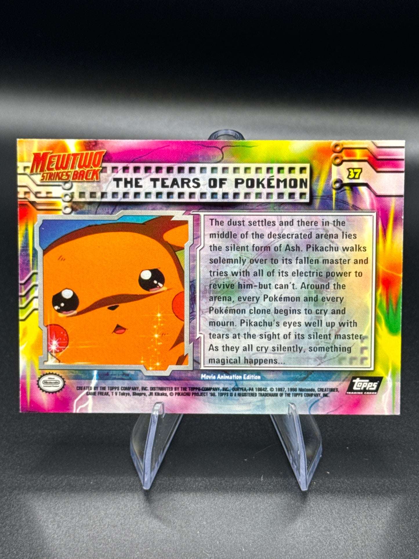 Pokémon TCG : 1999 The Tears of Pokemon - #37 - Mewtwo Strikes Back Topps