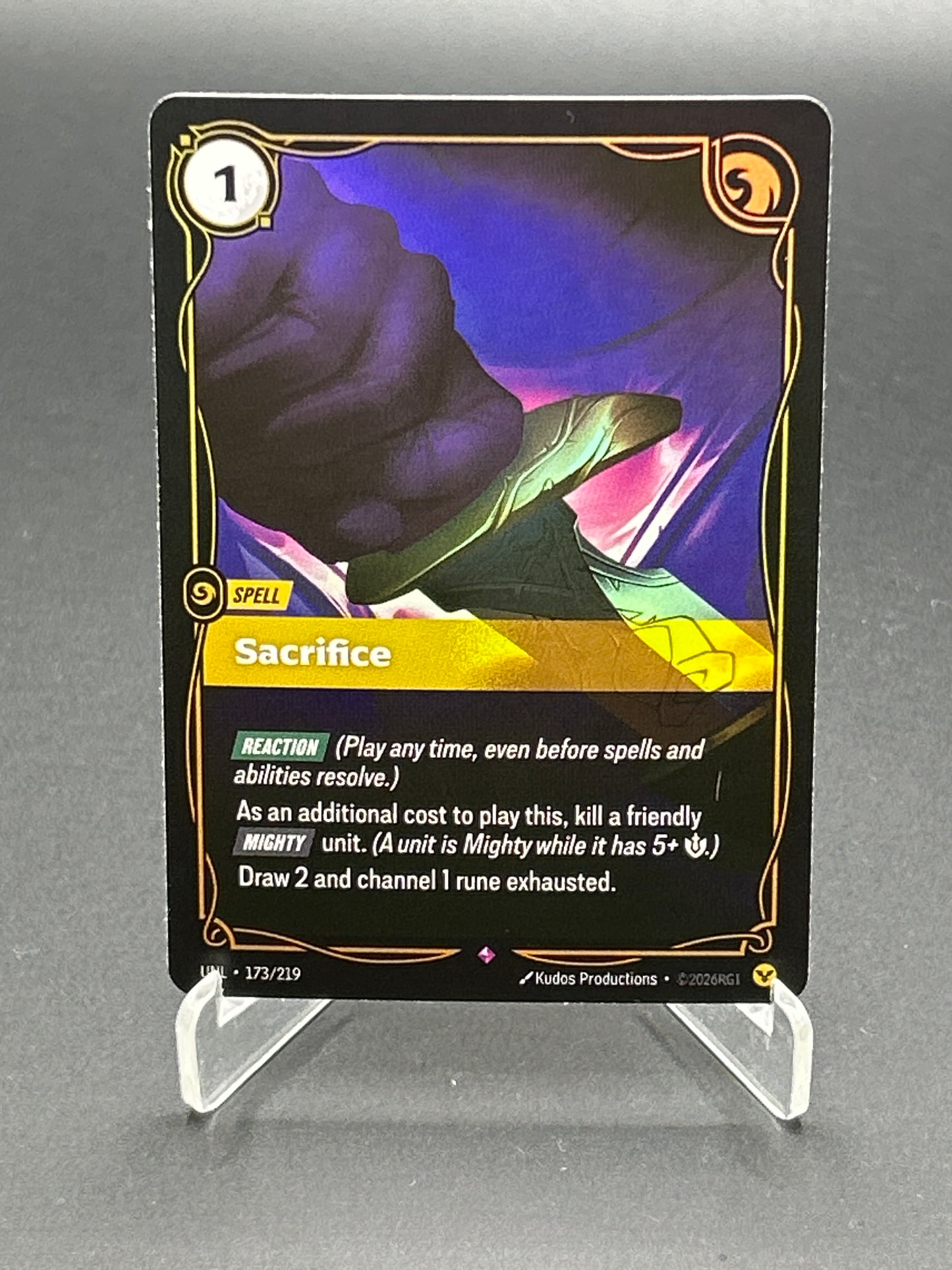 Riftbound TCG: 2026 - Sacrifice 173/219 - Unleashed