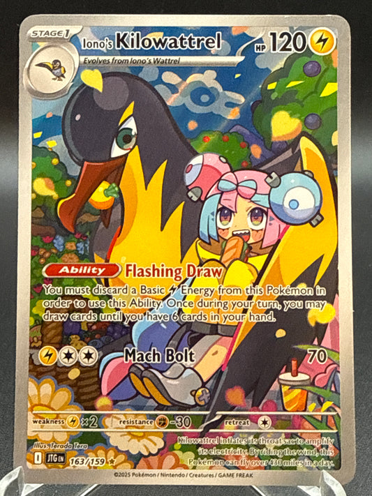 Pokémon TCG: 2025 Iono's Kilowattrel 163/159 SV: Journey Together