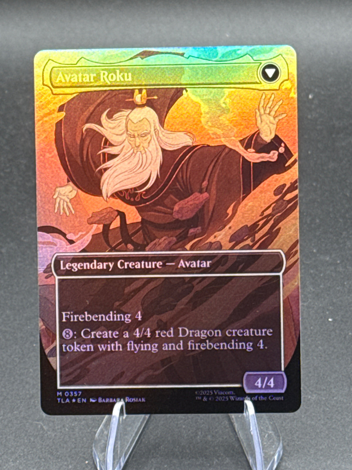 MTG TCG: The Legend of Roku M 0357 (Borderless) - Avatar: The Last Airbender