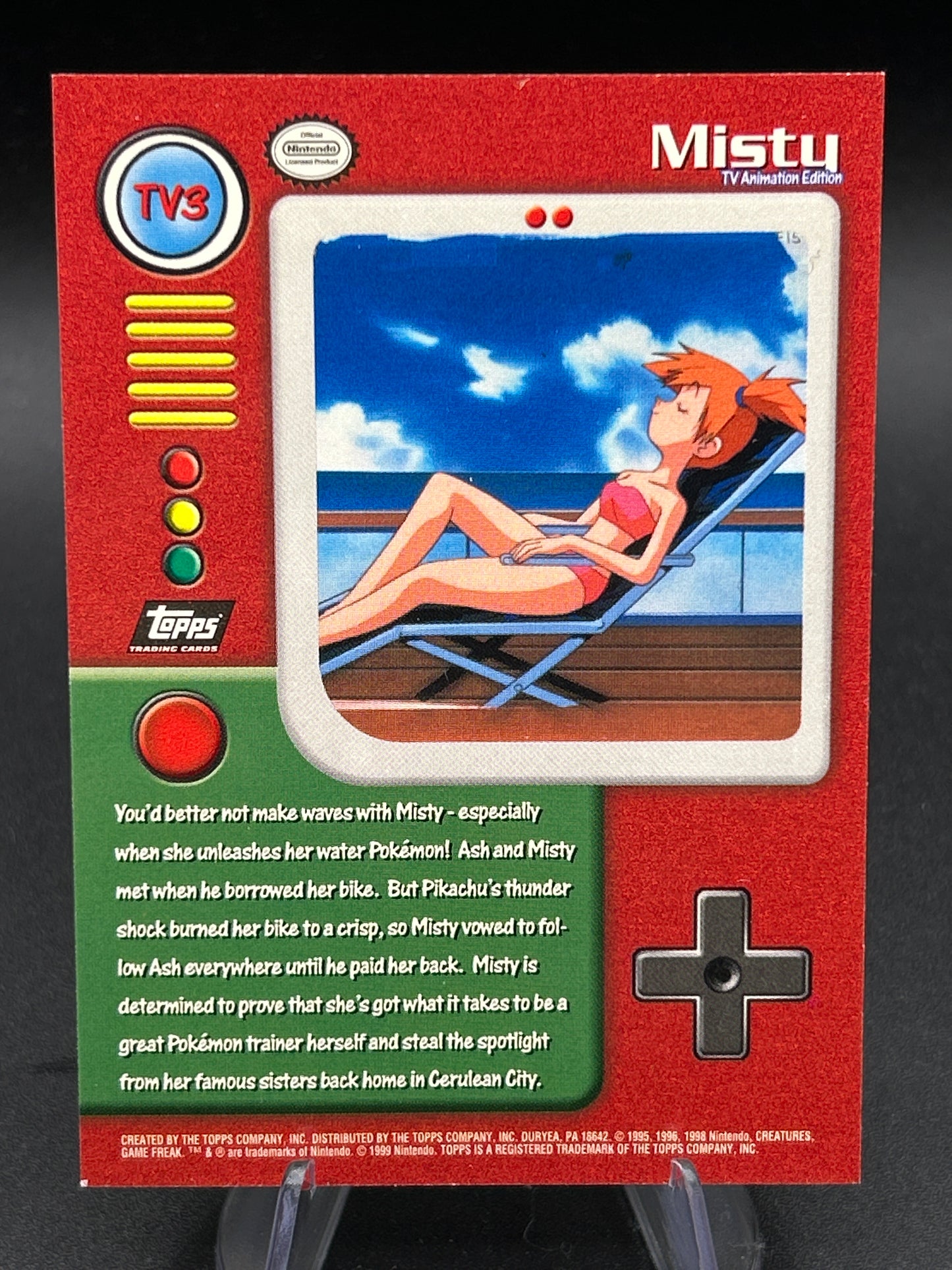 Pokémon: Misty TV3 Topps TV Animation Edition