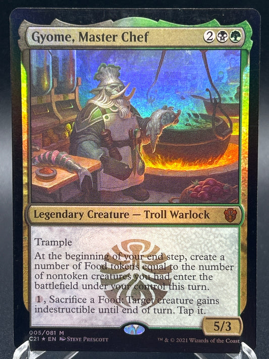 MTG TCG: Gyome, Master Chef (Foil) M 005/081 C21: Commander 2021