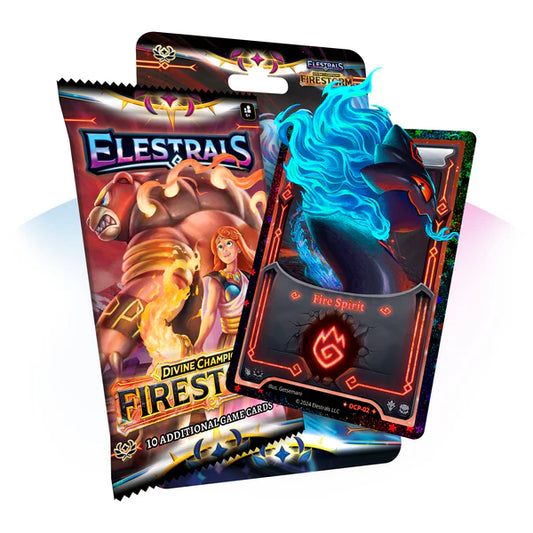 Elestrals: Firestorm Blister Pack with Reverse Stellar Vipyro