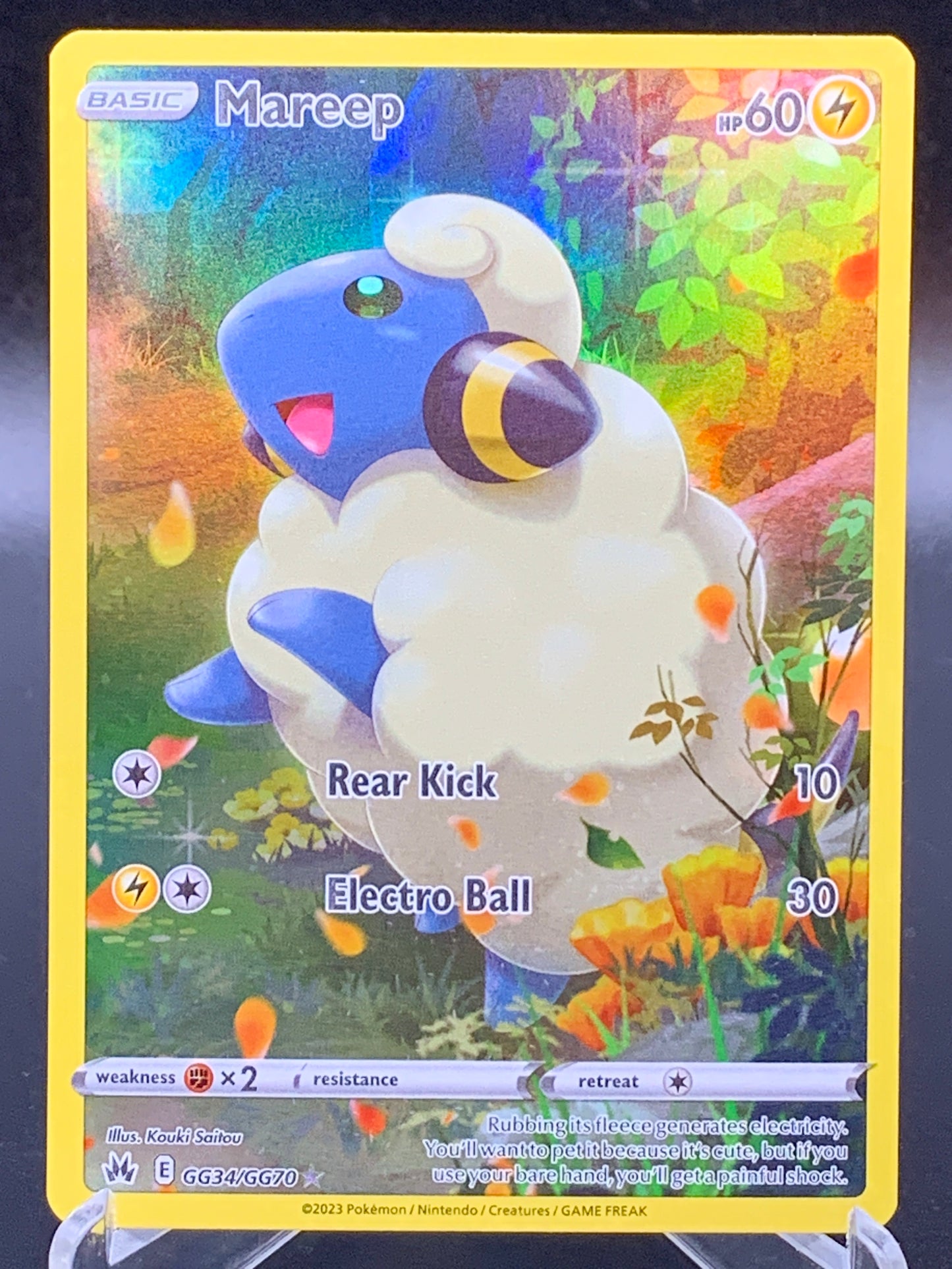 Pokémon TCG: 2023 Mareep GG34/GG70 SWSH: Crown Zenith Galarian Gallery