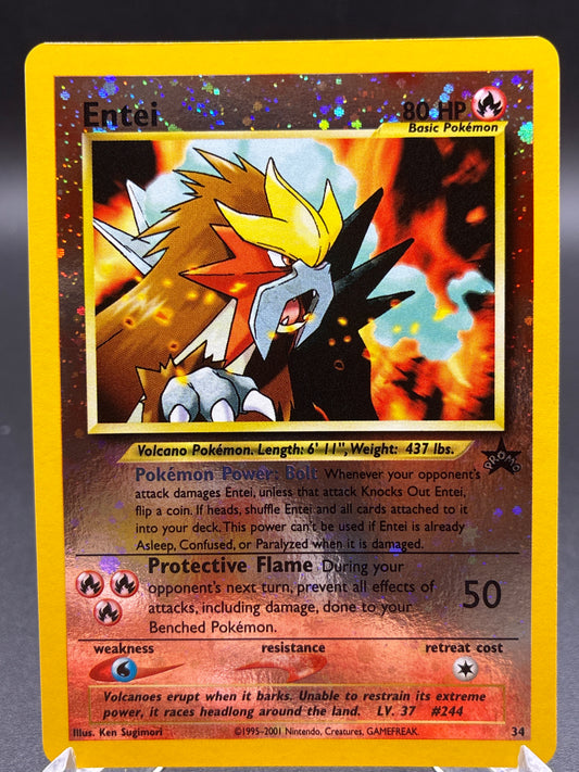 Pokémon TCG: 1999 Entei #34 WoTC Movie Promo