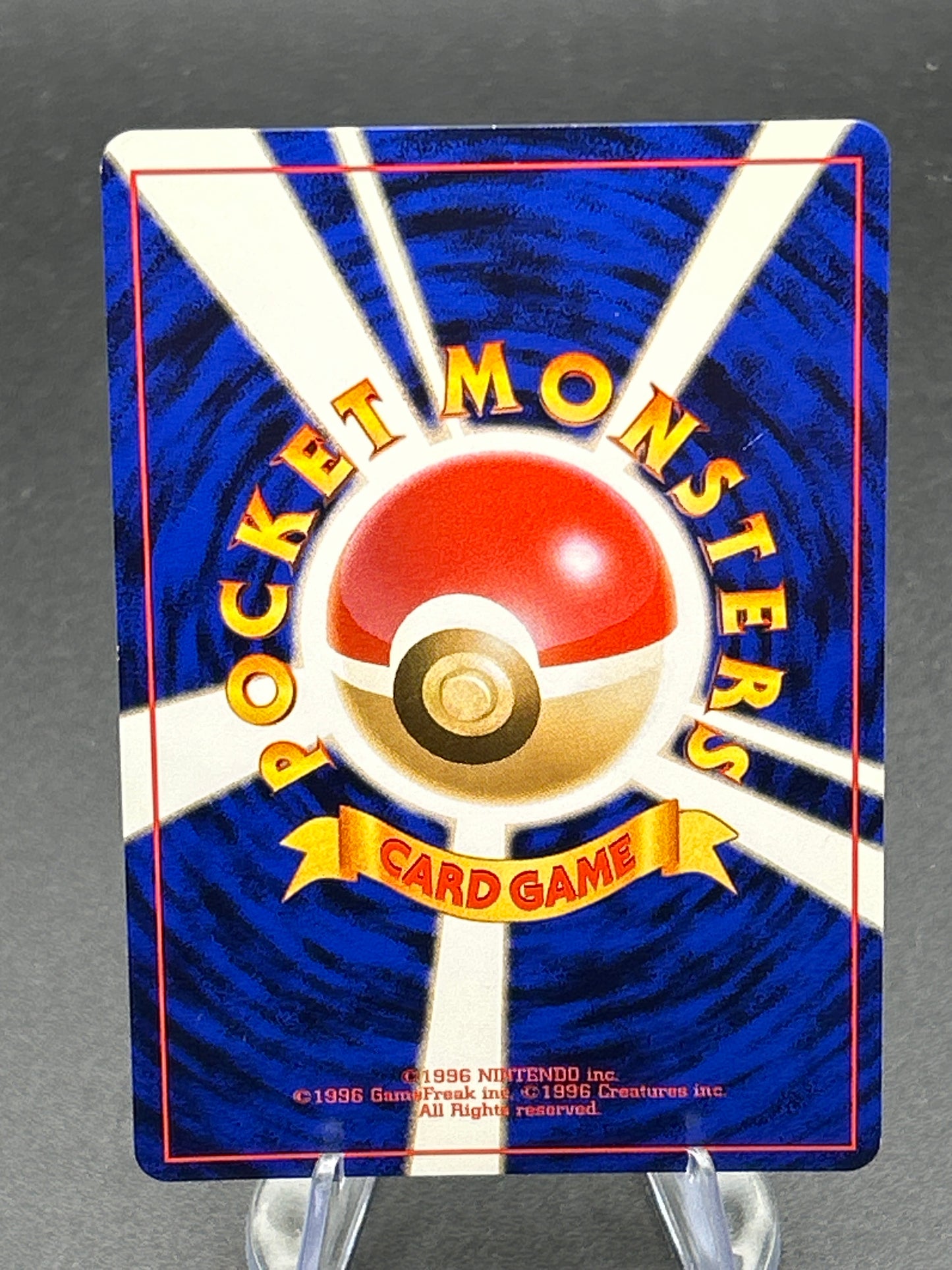Pokémon TCG: 1998 Japanese Rocket's Hitmonchan #No. 107 - Leaders' Stadium