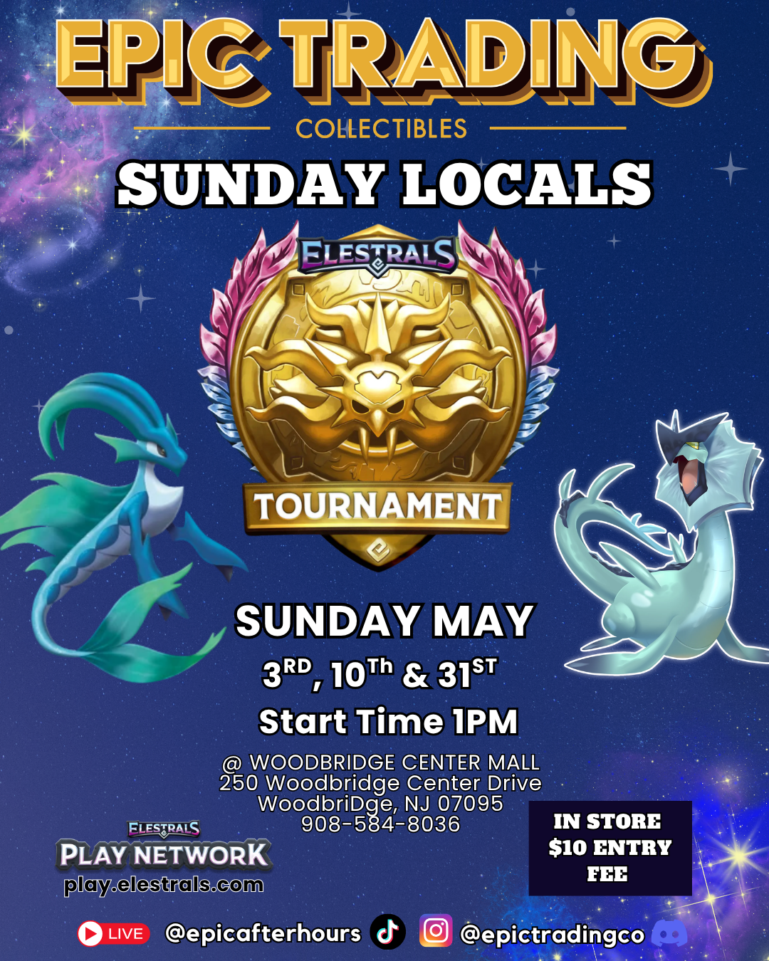 EPIC Elestrals TCG: Sunday Locals - Woodbridge