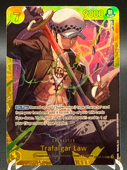 One Piece TCG: Trafalgar Law SEC OP10-119 Royal Blood