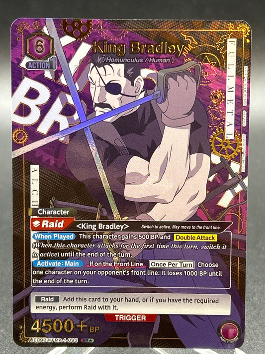 Union Arena TCG: King Bradley (093) (SR*) UE09BT: FULLMETAL ALCHEMIST