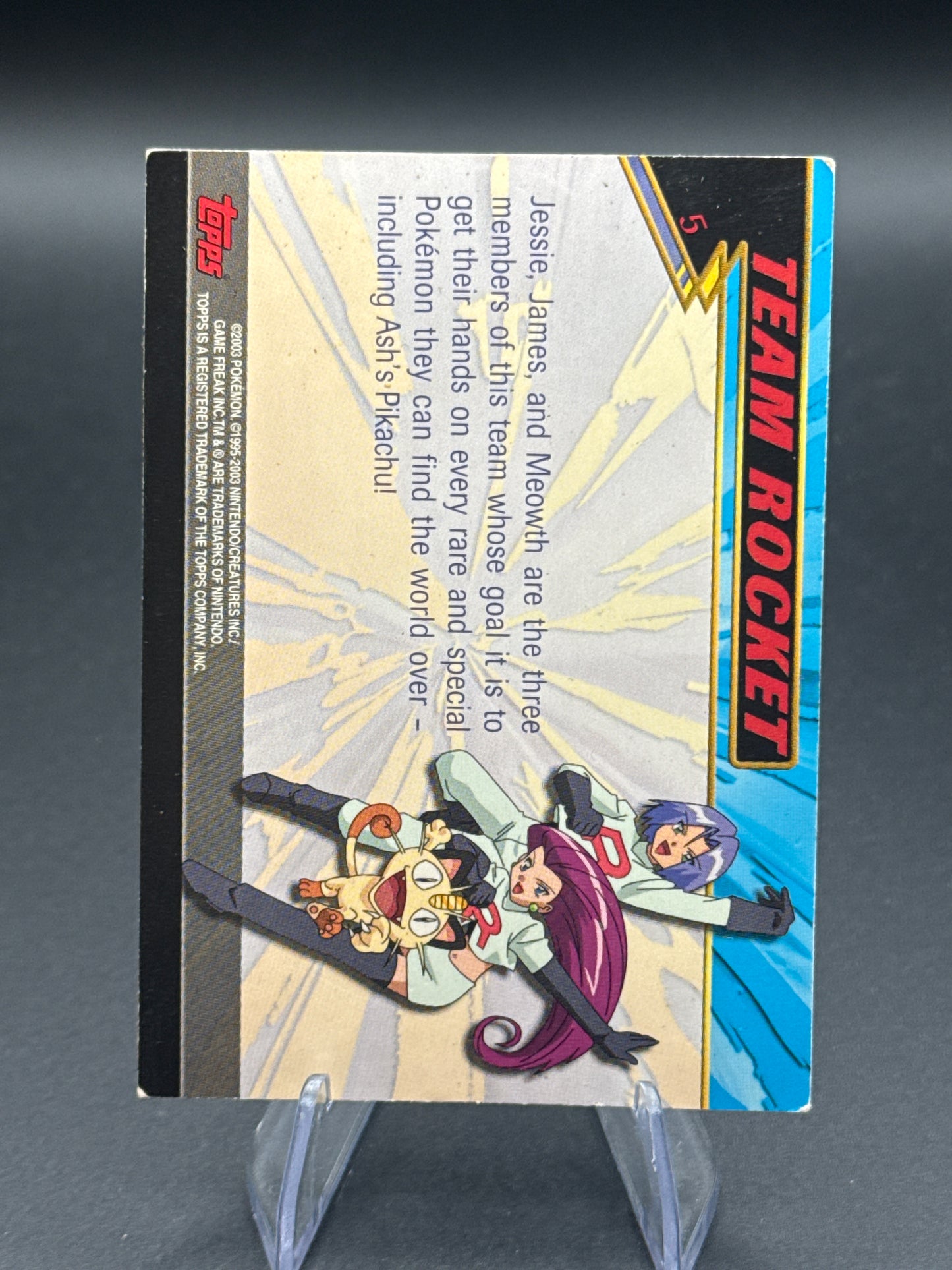 Pokémon TCG: Topps Pokémon Team Rocket #5