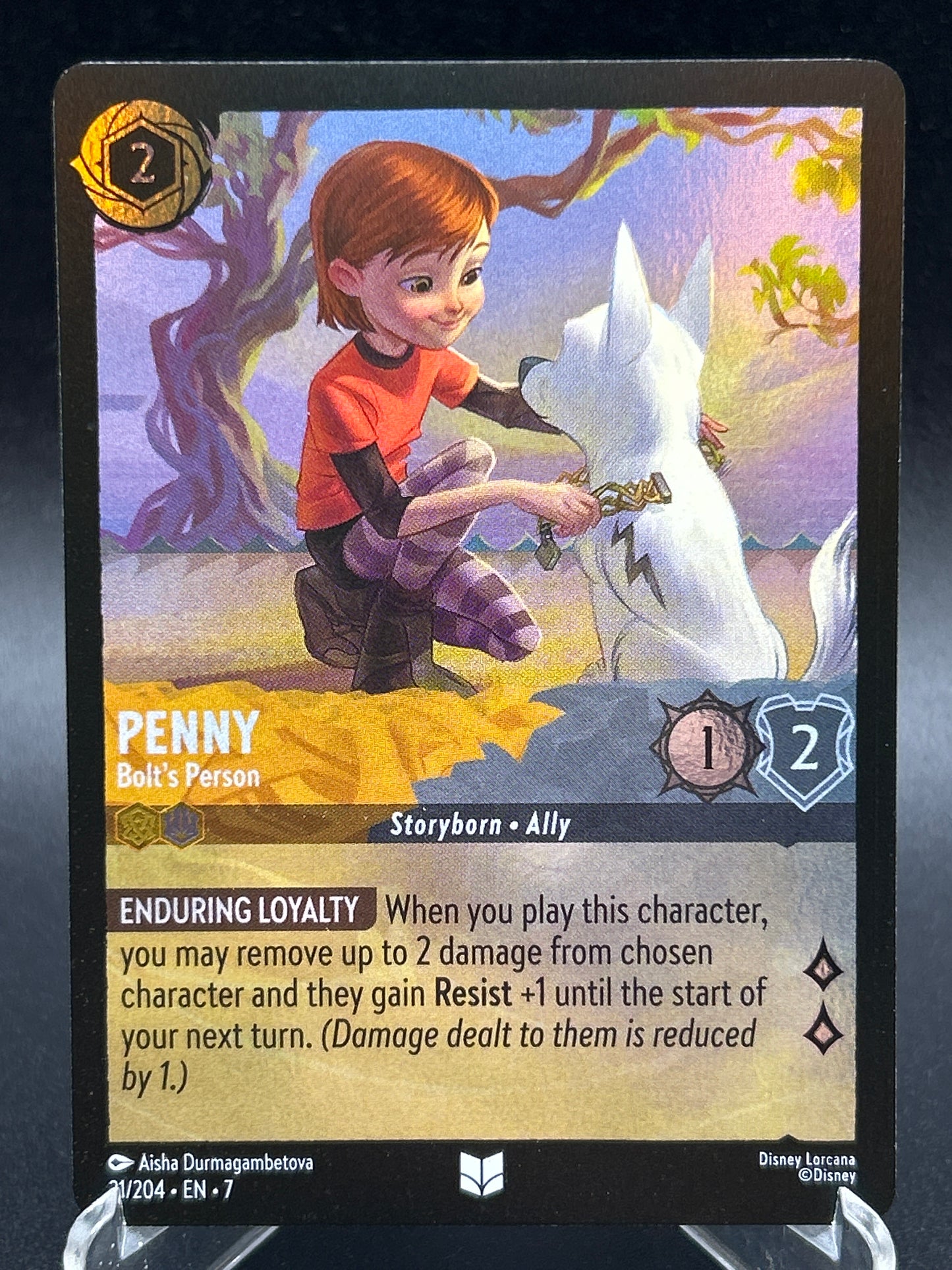 Lorcana TCG: Penny Bolt's Person (Cold Foil) 21/204 Archazia's Island