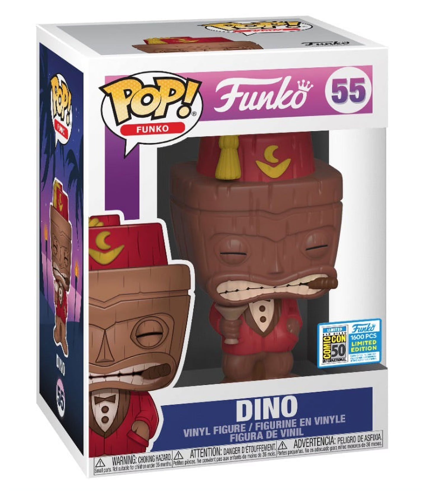 Funko PoP! Funko: Dino 55 (Limited San DIego Comic Con 50 International) 1600 PCS Limited Edition (Copy)