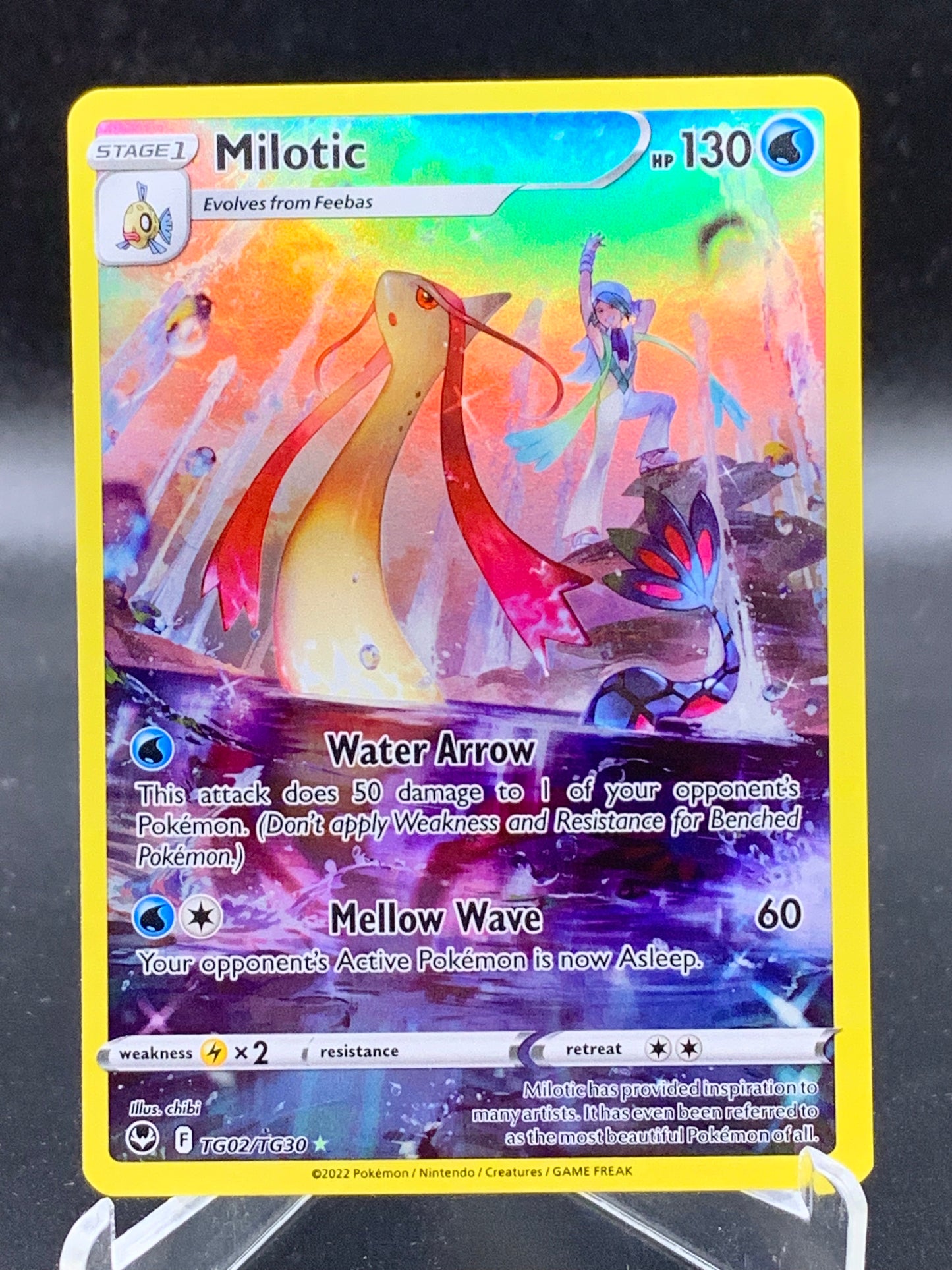Pokémon TCG: 2022 Milotic TG02/TG30 SWSH: SIlver Tempest Trainer Gallery