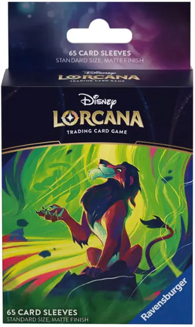 Disney Lorcana: Card Sleeves – Scar