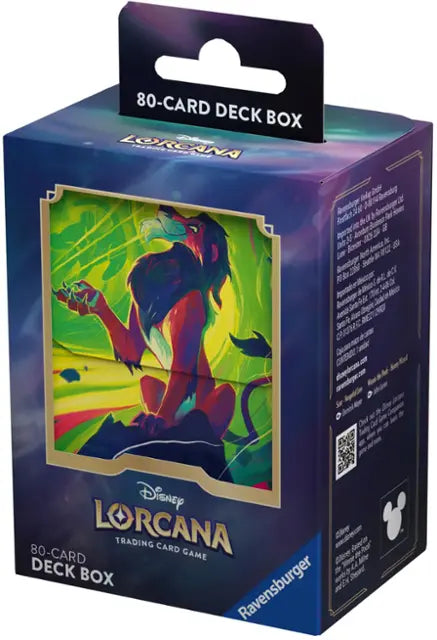 Disney Lorcana: Deck Box – Scar