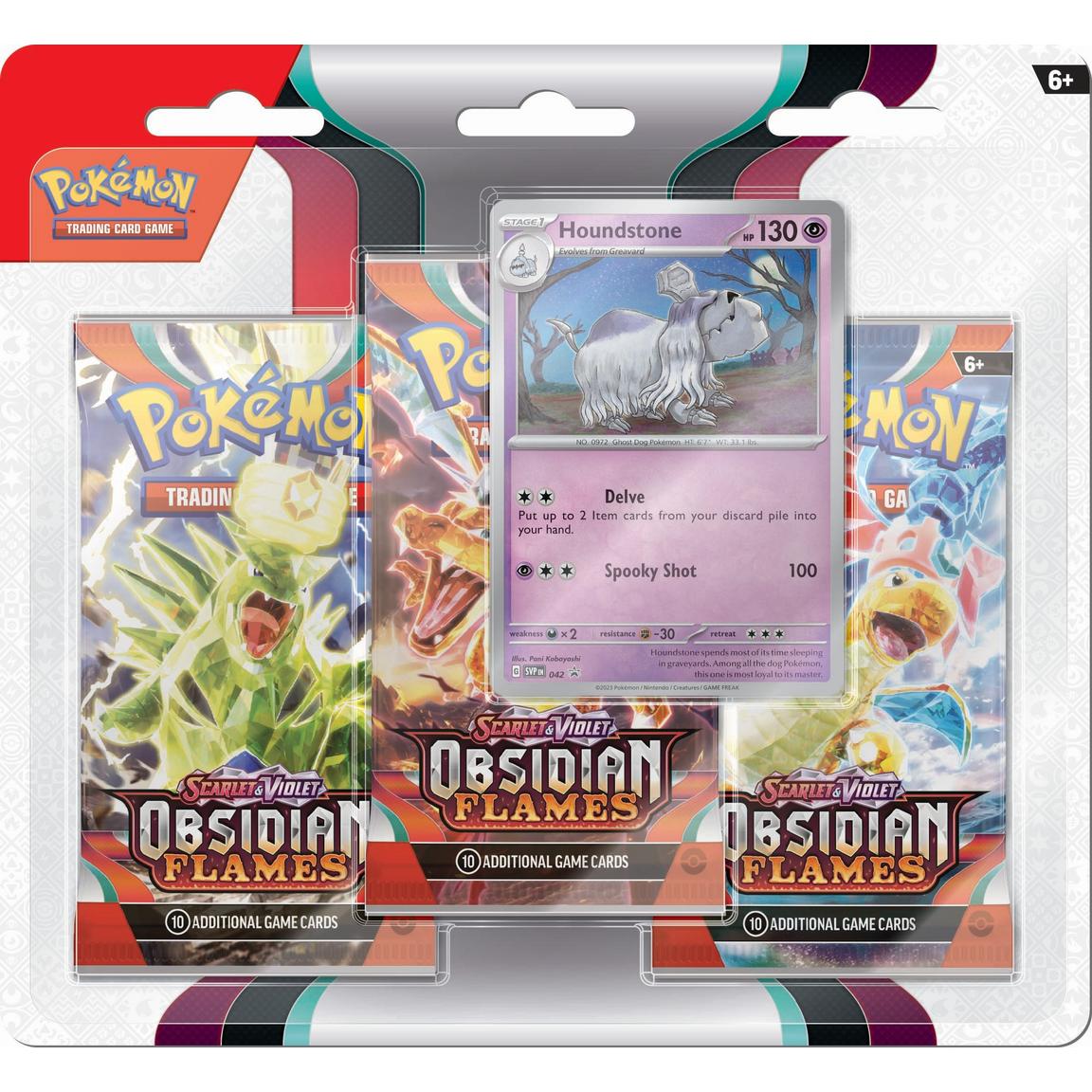 Pokémon TCG: Scarlet & Violet - Obsidian Flames - 3 Pack Blister