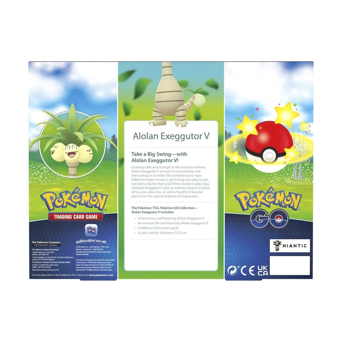 Pokémon TCG: Pokemon Go Alolan Exeggutor V Collection Box