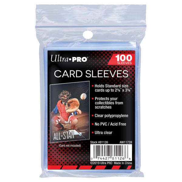 Ultra Pro 2.5" x 3.5" Soft Trading Card Penny Sleeves