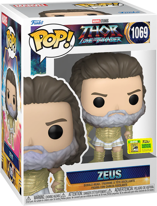 Funko PoP! Marvel: Zeus (Thor: Love & Thunder) 1069 (2022 San Diego Comic Con Limited Edition)