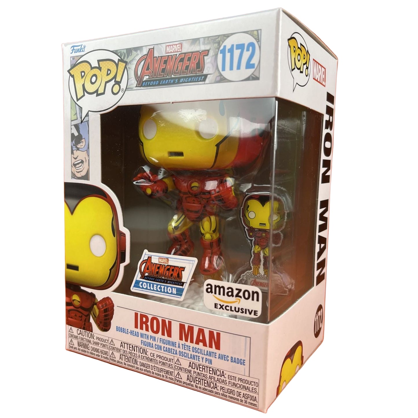 Funko PoP! Marvel: Iron Man 1172 (Avenger collection & Amazon Exclusive)