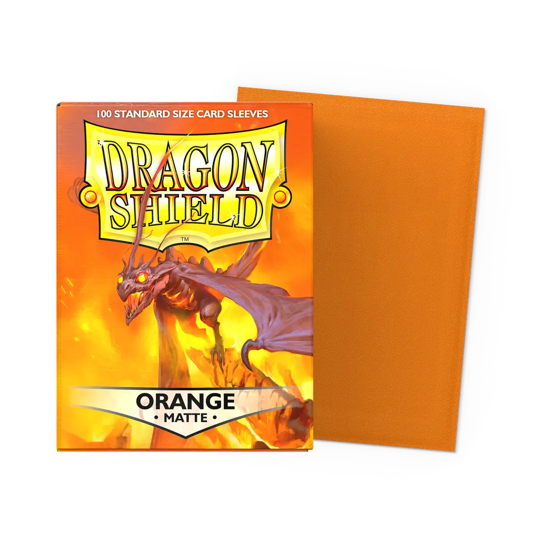 Dragon Shield Outer Sleeves Standard Matte - Orange (100CT)