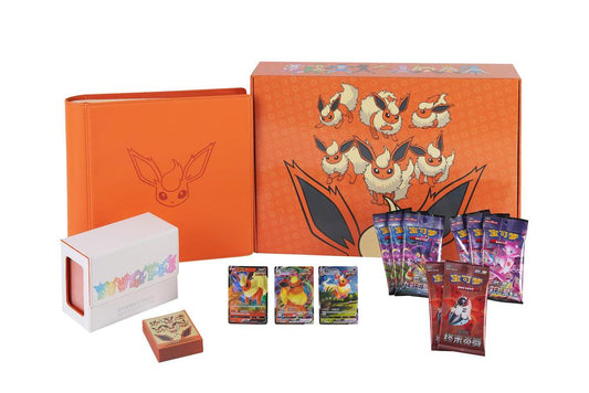 Pokémon TCG: Eevee Gift Box- Simplified Chinese - Flareon
