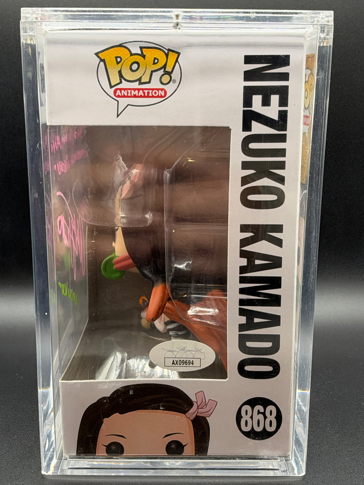Funko PoP! Animation: Demon Slayer: Nezuko Kamado - 868 - Signed with Quote