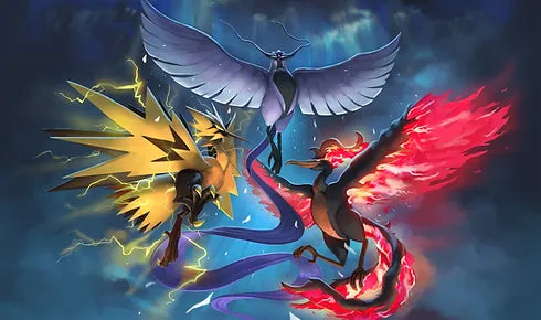 Legendary Birds Pokemon Playmat