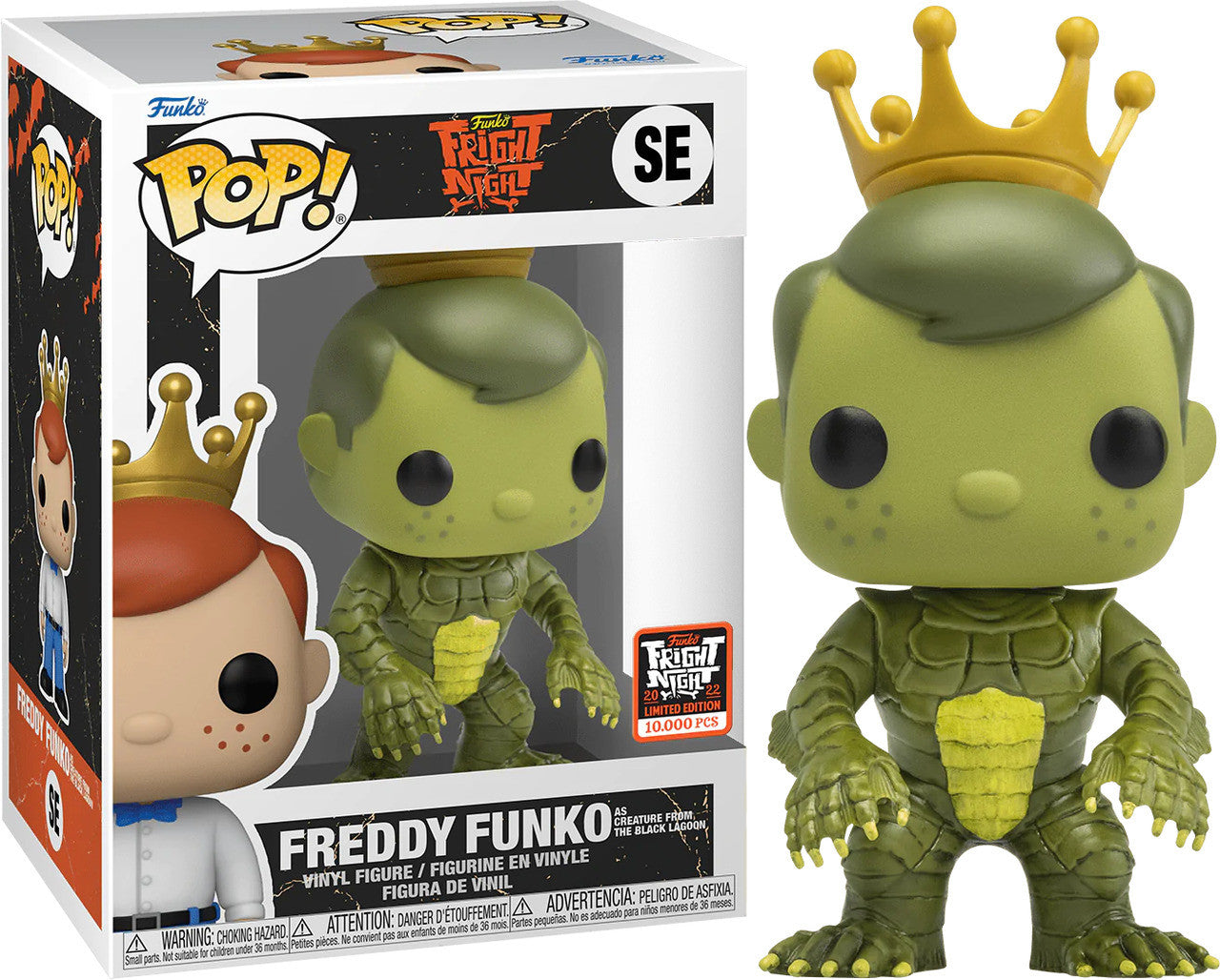 Funko PoP! Fright Night: Freddy Funko As Creature from the Black lagoon SE (Fright Night Limited Edition) (10,000 PCS)