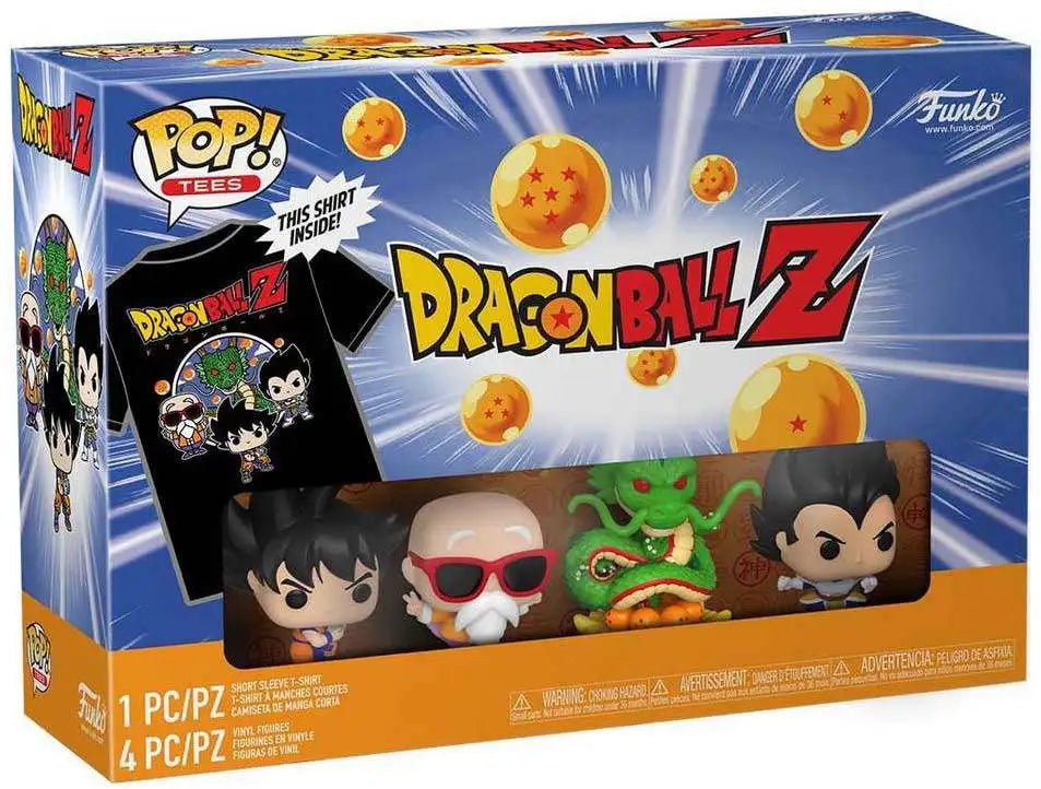 Funko PoP! Dragon Ball: Dragon Ball Z T-shirts with 4 Figures