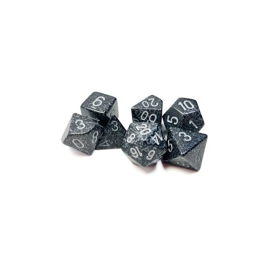 Chessex: Dice Speckled Ninja 7 Dice Set