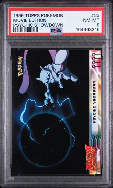 PSA 7 Pokemon Topps: 1999 Psychic Showdown #33 - Movie Edition
