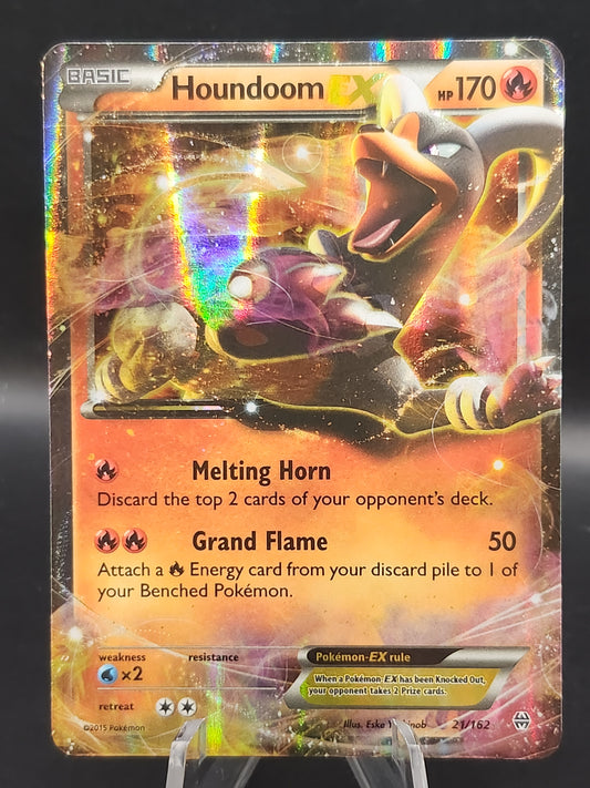 Pokémon TCG: 2015 Houndoom EX 21/162 XY: BREAKthrough