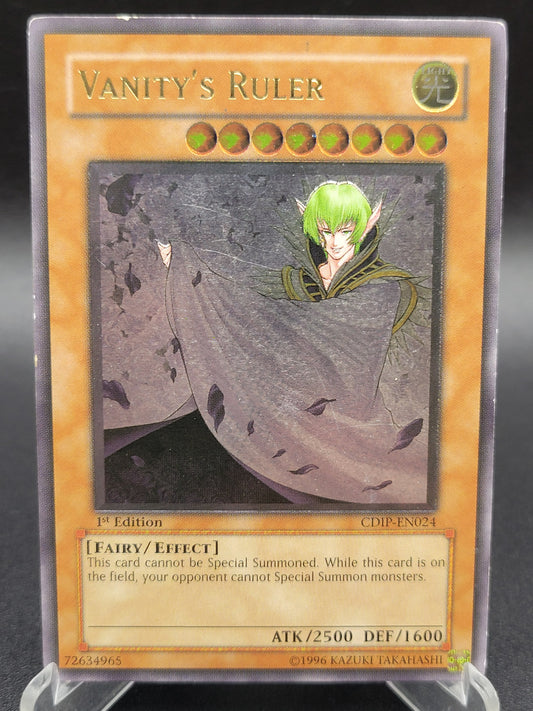 Yu-Gi-Oh! TCG: Vanity's Ruler (UTR) 1st Edition CDIP-EN024 Cyberdark Impact