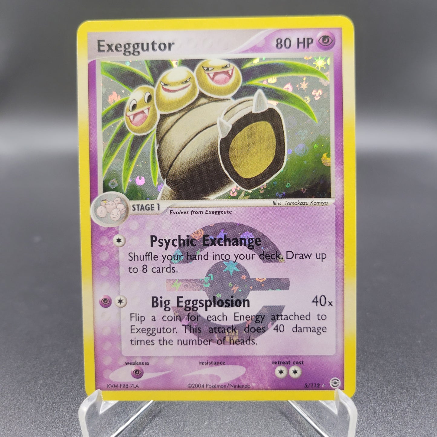 Pokémon TCG: 2004 Exeggcutor 5/112 EX FireRed & LeafGreen Reverse-Holo