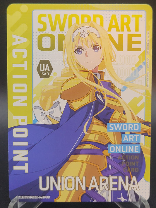Union Arena TCG: Action Point Card (AP08) UE07BT: Sword Art Online