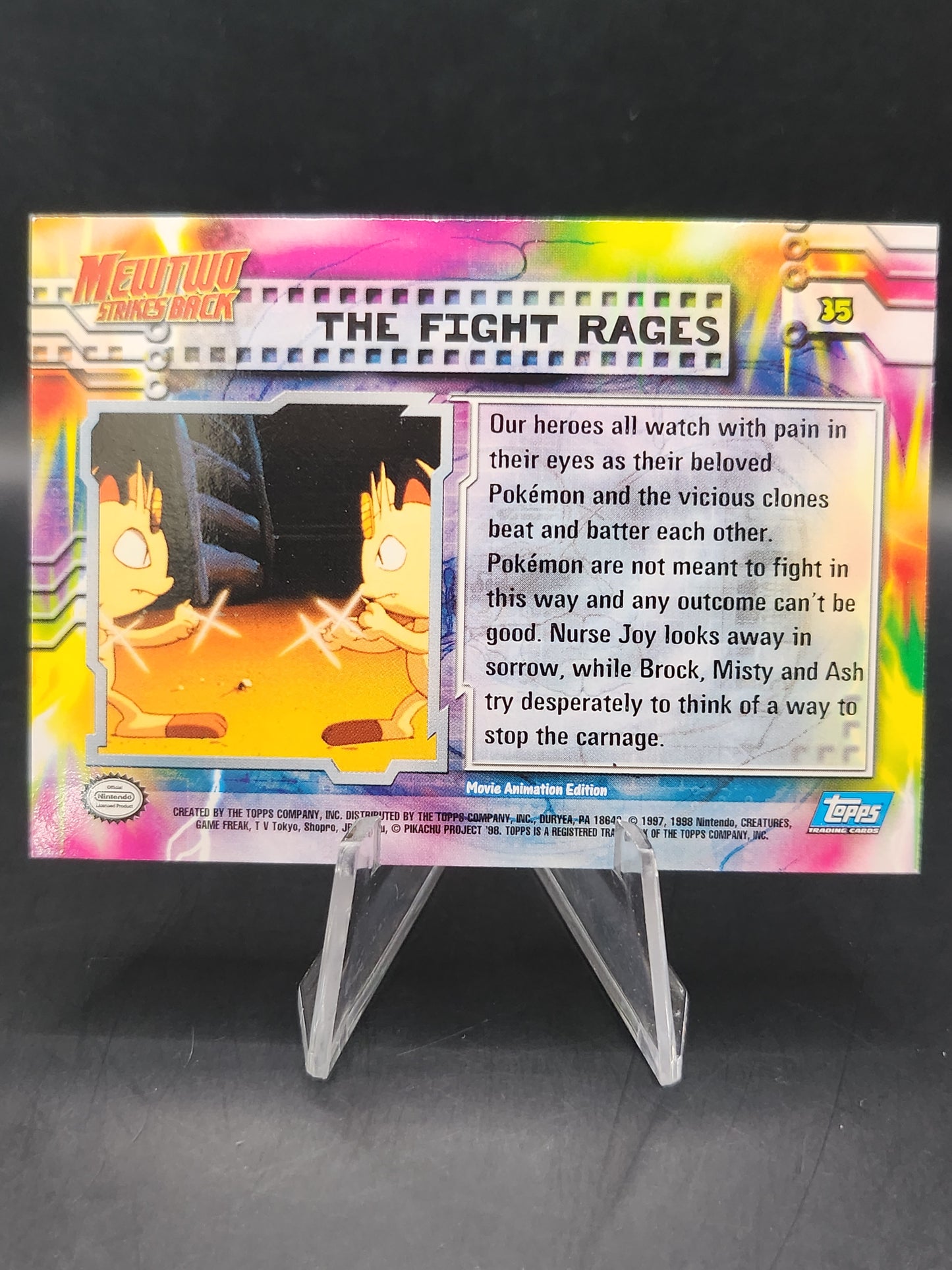 Pokémon: The Fight Rages Topps TV Animation Edition