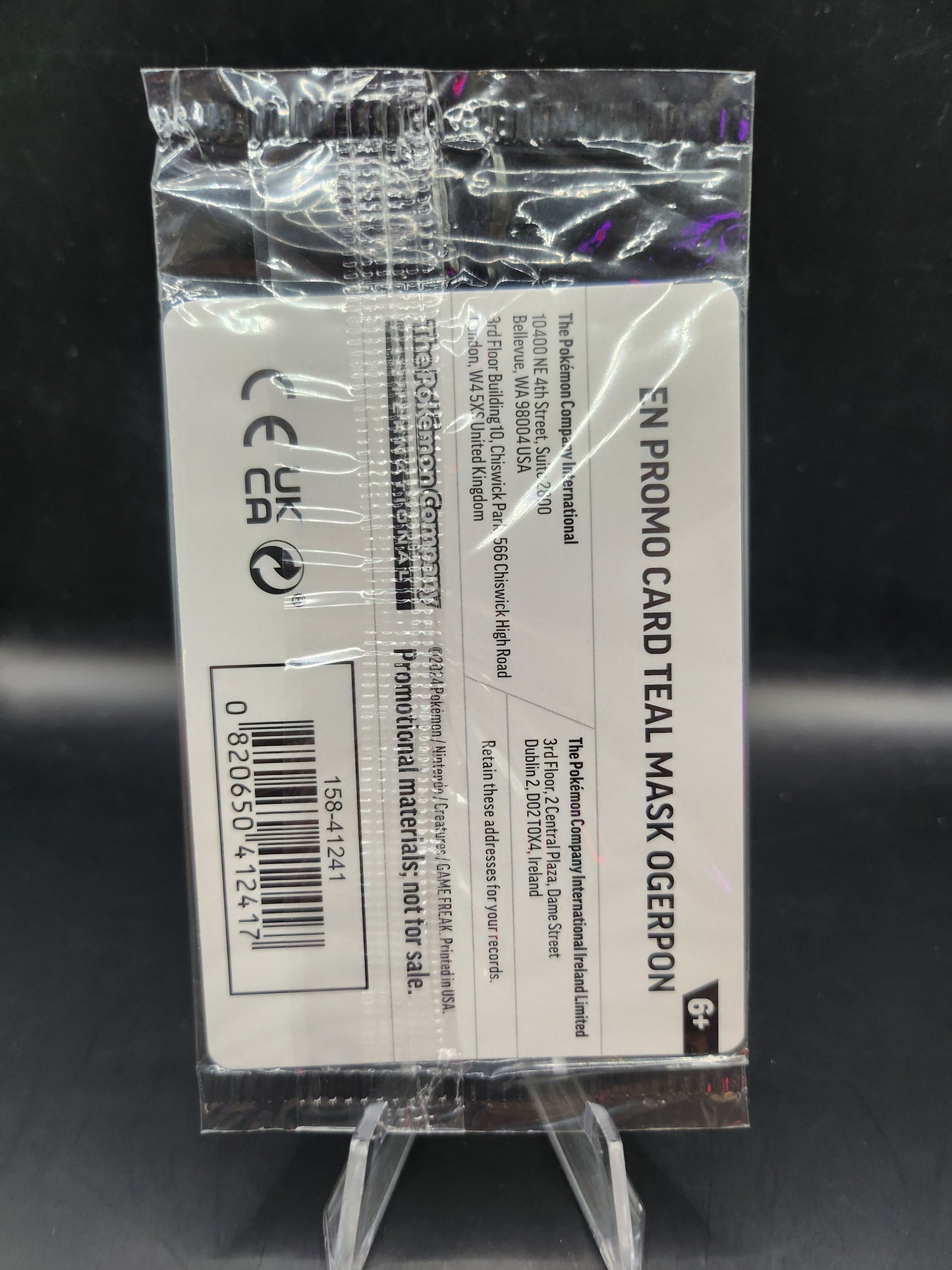 Pokemon TCG: 2024 Teal Mask Ogerpon 024/167 S&V: Twilight Masquerade EB Games Promo Sealed