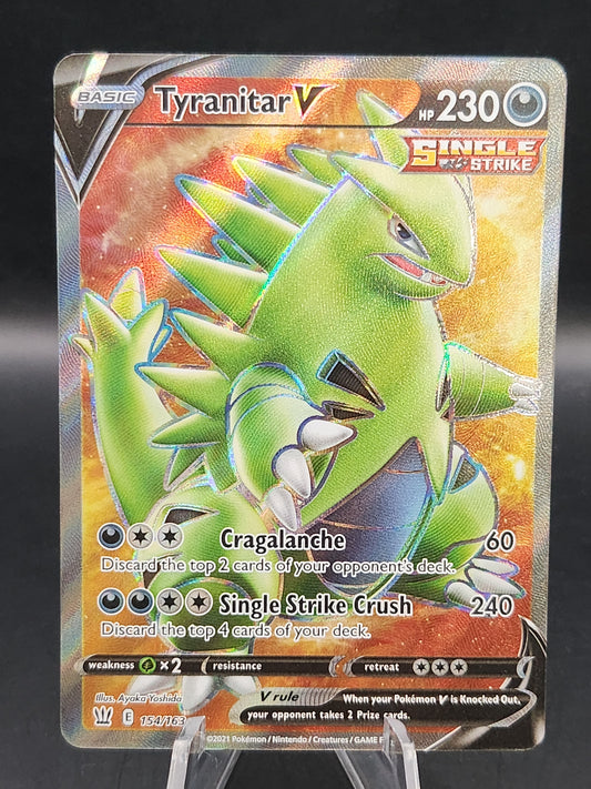 Pokémon TCG: 2021 Tyranitar V 154/163 SWSH: Battle Styles