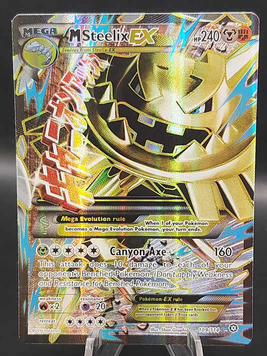Pokémon TCG: 2016 M Steelix EX 109/114 XY: Stream Siege