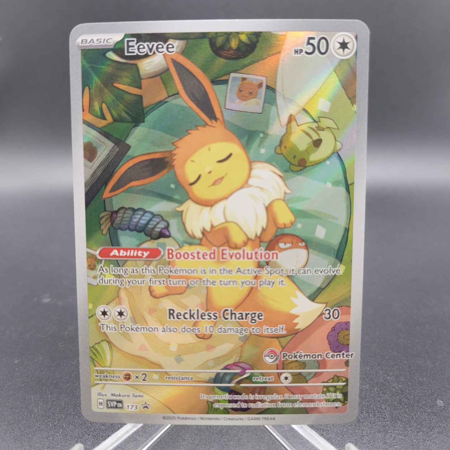Pokémon TCG: 2024 Eevee (Pokémon Center Exclusive) - 173 - SV: Scarlet & Violet Promo Cards