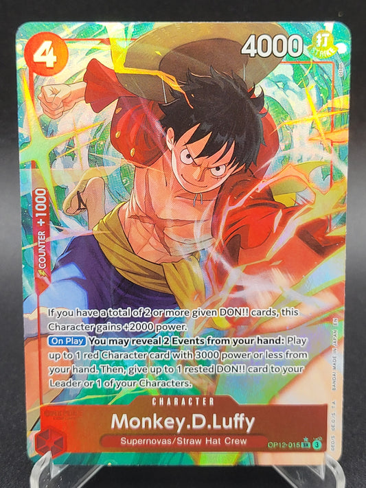 One Piece TCG: Monkey.D.Luffy (Alternate Art) OP12-015 - Legacy of the Master (OP12)