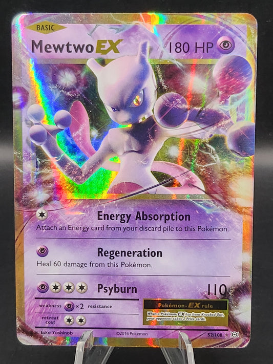 Pokémon TCG: 2016 Mewtwo EX 52/108 XY: Evolutions
