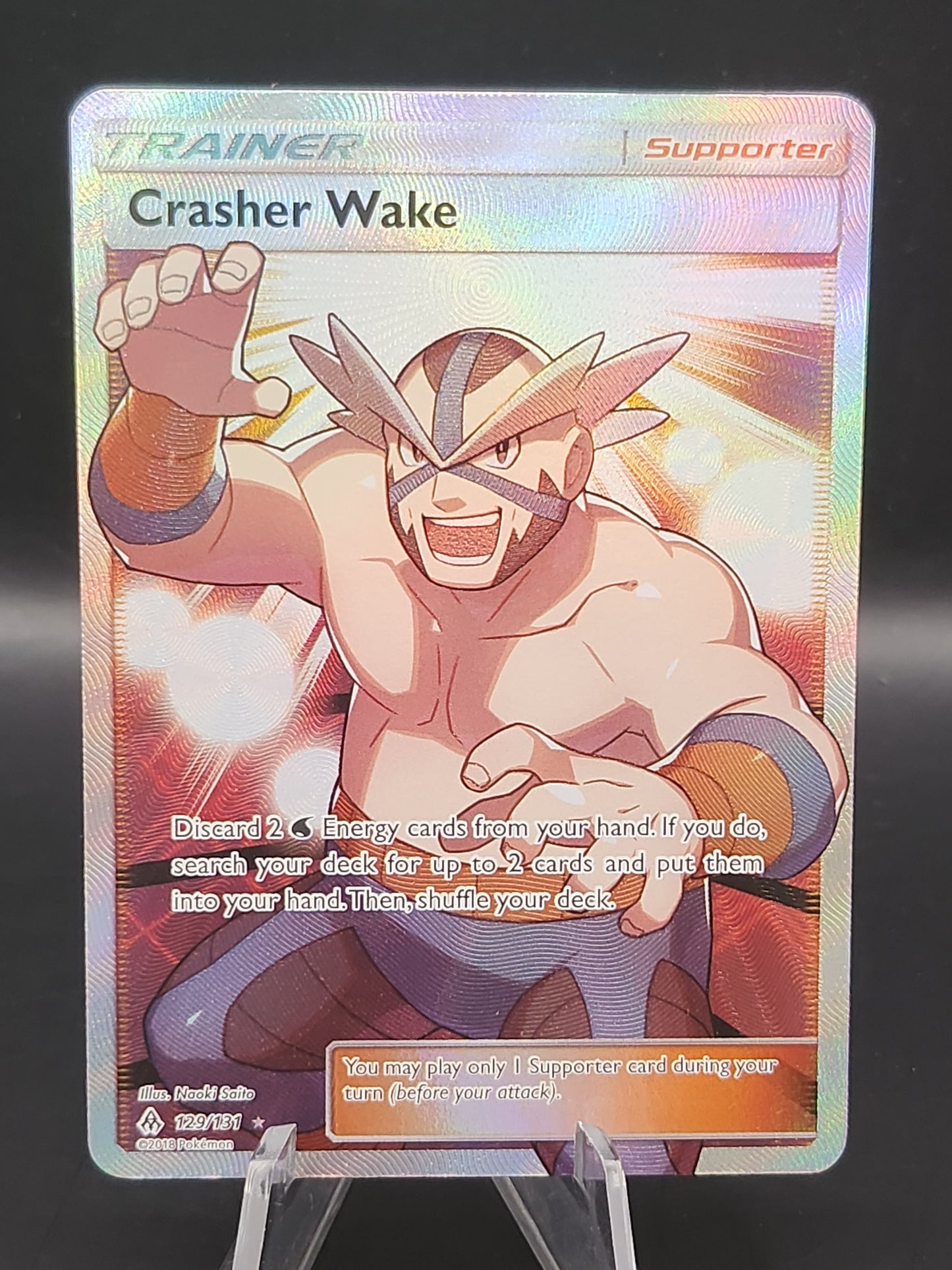 Pokemon TCG 2018 Crasher Wake 129/131 S&M: Forbidden Light