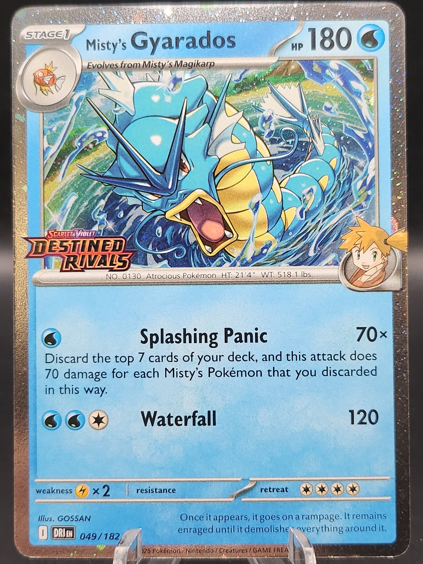 Pokémon TCG 2025 Misty's Gyarados (Prerelease) Miscellaneous Cards & Products