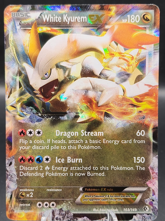 Pokémon TCG: 2012 White Kyurem EX 103/149 B&W: Boundaries Crossed