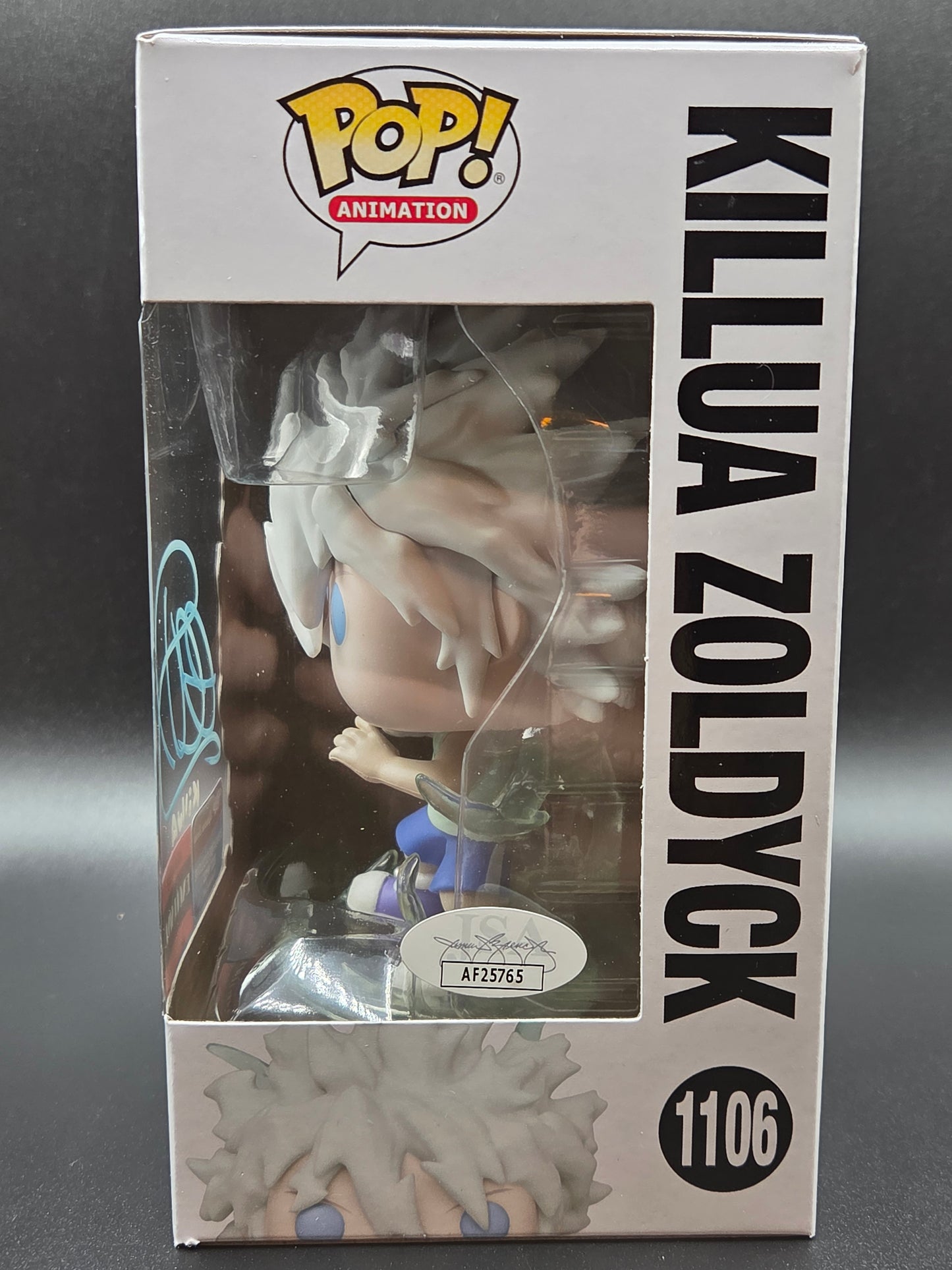 Auto Funko PoP! Anime: Hunter x Hunter - Killua Zoldyck 1106 (AAA Anime Exclusive) (7BAP Signature Series 2022 NYCC Exclusive))