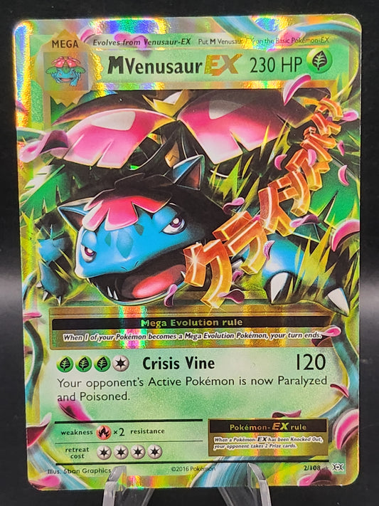 Pokémon TCG: 2016 M Venusaur EX 2/108 XY: Evolutions